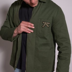 Veste fidélité kaki en toile de judogi