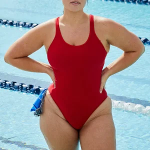 Betty Swim Onesie - Red