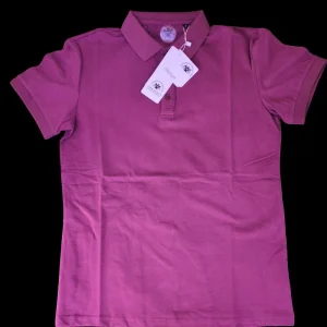 POLO HOMME BORDEAU